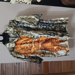 Yucateca polyester button up sizeL